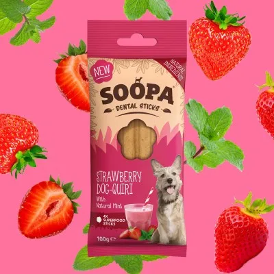 Soopa Dentals Jagodni Dog-Quiri